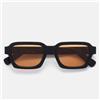 RetroSuperFuture Occhiali da Sole Caro Refined 4KJ Nero/Marrone Unisex 52/20/145
