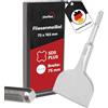 siwitec SDS Plus - Scalpello per piastrelle, 75 x 165 mm, professionale SDS Plus, per rimuovere piastrelle e colla per piastrelle, angolato, scalpello largo, scalpello piatto SDS per martello
