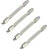 Gastagrav Punzone Pin Vice 0-3.1mm Acciaio Doppio Ended Collet Holder per | Struttura in acciaio, capacità 0-3,1 mm, design a doppia estremità, 4 pinze incluse, compatto per orologio da intaglio fai da