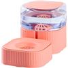BPS BUENA PET SHOP BPS Babbeveratoio automatico per animali domestici Cane Gatti Fontana d'acqua con design a sifone, base anti-goccia, ciotola rimovibile e materiali senza BPA 16,5 x 32,5 x 18,5 cm (rosa, unico) BPS