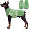 ASENKU Maglione Cane XL per Grande Cani, Tessuto Lavorato a Maglia Spesso, Collo Alto per Freddo Intenso, Maglioncino Invernale per Cani Adatto Shiba Inu Border Collie, Maglia Calda Interno Esterno