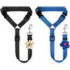 MEZOKUCEL 2 Pezzi Cintura di Sicurezza per Cani Auto, Imbracatura Regolabile con Guinzaglio - Cane con Ammortizzazione Elastica per Trasporto Sicuro in Viaggio