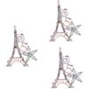 GALPADA 3pezzi Spilla Torre Eiffel Strass Per Donne e Ragazze Elegante Accessorio Per Eventi e Uso Quotidiano Perfetta Per Matrimonio Compleanno e Natale