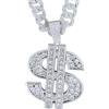 HALUKAKAH Collana in Diamante per Uomo,Placcato in Oro 18k/Platino,Pendente con Diamanti di Laboratorio,15MM Catena Cubana Diamantata 50cm,Regalo Hip-Hop per Marito,Figlio,Fidanzato