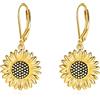 Fryneauy Fiore E Animale Carino Orecchini Pendenti Con Chiusura A Leva In Argento Sterling S925 Orecchini Pendenti Gioielli Regalo Per Donna IT1