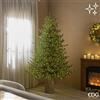 EDG Enzo De Gasperi Albero di Natale Pino Natalizio Lucciole 3100 LED H.210 Verde IP44