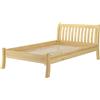 Erst-Holz Quattro varianti di elegante letto una piazza e mezza 120x200 Pino massello laccato V-60.61-12Doghe in assi di legno rigide incl.