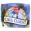 HEM incense cones Call Client - Coni di incenso, 12 x 10 pezzi = 120