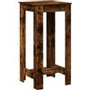 vidaXL Tavolo da Bar Rovere Fumo 51x50x103,5 cm in Legno Multistrato
