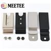 Meetee 2/5/10/50 Pezzi Meetee Clip per Cintura in Metallo con Doppio Foro, Ganci a Molla per Tasche, Portafogli, Cinghie e Accessori