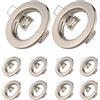 JOYINLED 10 pezzi Down Light Frame da incasso a soffitto a LED Downlight GU10 MR16 Faretti a soffitto Apparecchio di montaggio