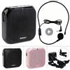 AyeBeau Headworn Microfono Altoparlante Amplificatore vocale Registratore Microfono Altoparlante Audio Mini Wired Mikrofon Mike Sound Kit batteria Auricolare