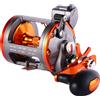 Sougayilang Linea Contatore Trolling Reel Livello Convenzionale Mulinello da Pesca a Vento per Spigola Calamaio 4.1:1/6 + 1BB Max Drag 30Kg