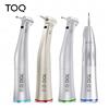 TOQ（医疗器械） Set Manipoli Dentali a Fibra Ottica LED 1:5 Anello Rosso/4:1/1:1 Contrangolo 1:1 Diritto Compatibile con Tutti i Motori Elettrici Tipo E