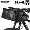Rhinowalk Borsa da manubrio per bici Rhinowalk borsa da ciclismo per tubo anteriore impermeabile di grande capacità 1 o 2 pezzi telaio MTB accessori per bici da tronco