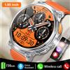 LIGE K66 Astuto Della Vigilanza Degli Uomini Della Torcia Elettrica Chiamata Bluetooth 1.85 pollici 128MB di Memoria 730mAh Grande Batteria HA CONDOTTO LA Luce Sport All'aria Aperta Smartwatch