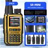 BAOFENG Confezione doppia di mini radio Baofeng UV-5R da 5 W | Sincronizzazione dei canali Bluetooth + rapporti NOAA Storm | Tipo C ricaricabile per le emergenze