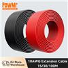 PowMr Cavo di prolunga PowMr 10AWG per pannello solare Cavi elettrici in rame stagnato Rotolo 100 m 30 m 15 m