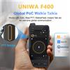 UNIWA F400 Zello POC Walkie Talkie Globale 4G Rugged PDA Android 15 4 pollici 4GB + 64GB 2.5W Grande altoparlante 4350mAh PoC SOS Pulsante NFC