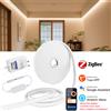 Lcamaw 1-5M Un Rotolo Zigbee 3.0 DC12V Luce Al Neon Striscia Impermeabile Dimmerabile Smart Voice Control LED Nastro per Tuya Smartthings Zigbee3.0