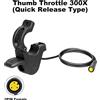 varstrom WUXING 300X Pollice Acceleratore A Sgancio Veloce Bici Elettrica Acceleratore di Velocità Per Ebike Scooter Elettrico BAFANG Tongsheng Motore 3PIN
