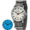 BERNY Orologio automatico da uomo 40mm Luminoso MIYOTA 8215 Cinturino in nylon Zaffiro 50M Orologio meccanico da uomo impermeabile