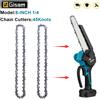 Gisam Set di 2 Catene per Motosega 8 Pollici 1/4\" 45 Maglie Motrici Set di Catene per Mini Motosega