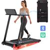 CITYSPORTS PRO Tapis Roulant, Tapis Roulant Elettrico, Tapis Roulant con Inclinazione del 7,7%, Tapis Roulant Pieghevole con APP e Bluetooth, Motore Potente da 1400W, 2.0HP, 8 km/h, Macchina per