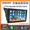 ESSGOO 9" Android 15 2+32G/4+64G per Hyundai i30 2012-2016, Autoradio con Carplay Wireless, GPS, NAVI, WIFI, SWC, RDS, USB, Bluetooth