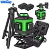 DWiusty Nuovo Livello Laser 4D a 16 Linee con Linea Verde Autolivellante 360° Orizzontale e Verticale Strumenti Professionali per Costruzioni