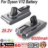 NONE Batteria Bonacell per Dyson V12 25.2V 6000mAh, Batteria di Ricambio per Aspirapolvere Senza Fili V12 Detect Slim