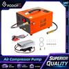 NONE Podofo Compressore d'Aria PCP Portatile 4500Psi 30Mbar 280W 12V DC/220V AC Compressore per Fucili ad Aria Compressa PCP con Arresto Manuale Senza Olio e Acqua Alta Pressione per Bombole da Immersione
