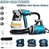 Parrior Pistola a Spruzzo Elettrica HVLP 1300ML con 4 Ugelli e 3 Modalità per Recinzioni, Pareti, Mobili, Armadi, Casette da Giardino, Fai da Te, Pittura Domestica - Blu