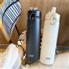 TYESO Tazza Termica per Auto 600/750ML, Bottiglia d'Acqua Sportiva in Acciaio Inox con Cannuccia, Mantiene Freddo e Caldo, Thermos