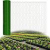 NONE Rete Metallica Rivestita in PVC 100 cm × 25 m, Robusta Recinzione in Metallo per Gabbie di Conigli, Uccelli e Pollame