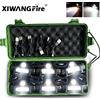 XIWANGFIRE Potente lampada frontale a LED XPE+COB, ricaricabile tramite USB, impermeabile, con forte magnete, per campeggio all'aperto.
