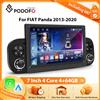 Podofo Wireless Apple Carplay Android Auto per Fiat Panda 2013-2020 4 + 64GB Autoradio FM Bluetooth USB TF Touchscreen Mirror Link Ricevitore Radio FM per Auto Multivan