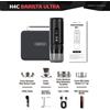 NONE HiBREW H4C BARISTA ULTRA, Portable Coffee Machine, Detachable Battery, Wireless Heating, AdjustableTemperature (85~95°C), Professional Bottomless 51mm Portafilter, 20-BarHigh Pressure, 100mL Water