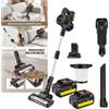NONE Aspirapolvere Senza Fili Multifunzione 6-in-1, Aspirazione Ultra Potente 30KPA, Batteria Rimovibile Ricaricabile, Aspirapolvere Speciale per Peli di Animali Domestici (Cane e Gatto) per la Pulizia di