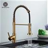 MYQualife Rubinetto da cucina monocomando a foro singolo con doccetta a 2 vie per acqua calda e fredda, montaggio su piano, per bagno e cucina