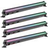 Yiflamefly 4 pz. 150W 336-RGB LED Wall Washer Light Bar, Luce Stroboscopica ad Alta Velocità per Palcoscenico, DMX DJ Light per Nightclub, Matrimoni, Feste, KTV, Bar