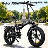 Ultimo Modello 2026 Vitilan V3, Bici Elettrica Pieghevole per Adulti, Motore da 1200W di Picco, Pneumatici Fat da 20*4'', Autonomia 80 KM, Ideale per Pendolarismo Urbano e Neve