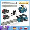 NONE Motosega Elettrica Senza Fili 16 Pollici, Brushless 21V, Batteria 4000mAh, Display Digitale, Lubrificatore Automatico, Sega Portatile per Potatura Alberi e Taglio Legna
