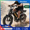 NONE HEADEER BK20 Bicicletta Elettrica per Adulti, Mountain E-bike da 20 Pollici con Batteria 48V 20Ah, 25 km/h e Autonomia di 80 km
