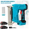 GECOFEER Chiodatrice Elettrica Senza Spazzole a Batteria F30 F25 F20 F15 F10, Utensile per Falegnameria Compatibile con Batteria Makita 18V
