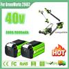 Bonadget Batterie al Litio Ricaricabili Greenworks 40V 6000mAh 8000mAh 29482 29462 29472 20202 27062 per Tosaerba e Utensili Elettrici