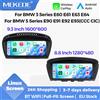 MEKEDE 8.8" 9.3" Lettore Multimediale per Auto con Sistema Linux per BMW Serie 3 E90 E91 E92 E93 Serie 5 E60 E61 Serie 6 E63 E64 Sistemi CCC/CIC WIFI BT Carplay Wireless Android Auto Radio GPS Schermo
