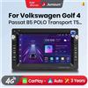Junsun Autoradio Junsun da 7 pollici per VW Golf 4 Passat POLO Transport T5 Multivan Jetta Wireless CarPlay Android Auto GPS Navi Stereo SWC BT FM AM RDS DSP 2Din Mirror Link Lettore multimediale AI Voice