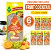 ARBRE MAGIQUE Confezione da 6, 12 o 24 Arbre Magique Fruit Cocktail, profumatori auto da appendere, fragranza fresca e delicata, formato scorta per auto, furgone, armadio e piccoli ambienti