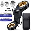 NIUXIANG Set di Chiavi a Bussola 26 in 1 in Acciaio 40CrV, Kit di Chiavi a Cricchetto Mini Portatile Multifunzionale Compatto